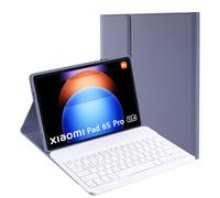 Jeloyutek Para Xiaomi Pad 6s Pro 12.4" Teclado Funda, QWERTZ Diseño Magnético Desmontable Teclado con Funda para Xiaomi Pad 6s Pro 12.4 Pulgadas 2024, Lila