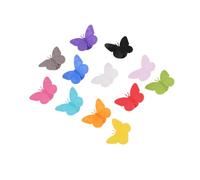 Jelquix Abalorios para Copas de Vino, Juego de Marcadores de Bebidas de Silicona Elegantes para Recuerdos de Fiesta, Suministros para Cóctel y Champán, 12 Uds. (volar)