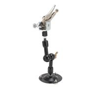 Jelquix Abrazadera Auxiliar de Soldadura, Abrazadera de Brazo Ajustable, de Tornillo de Apriete y Aflojamiento para un Agarre Firme y Estable, Ideal para Fijación de Mesa de Trabajo de Metal