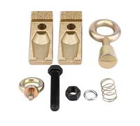 Jelquix Abrazadera de Tracción Autoajustable de 5 Toneladas de Acero Cromado Dorado para Operación de Tracción y Recta