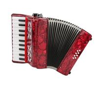 Jelquix Acordeón Piano 8 Bajos Instrumento Musical de 22 Teclas para Niños Principiantes, Materiales No Tóxicos, Fácil de Usar, para Cultivar el Talento Musical y Mejorar el Ritmo, con Paño de