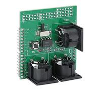 Jelquix Adaptador Compacto de Placa de Ruptura MIDI Shield para Comunicación Digital 2,3 X 2,1 Pulgadas, Verde
