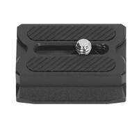 Jelquix Adaptador de Montaje de Cámara de Placa con Tornillo de 1/4 de Pulgada para Estabilizadores Arca Port RS3 RS2 RSC2, Almohadillas de Goma Antideslizantes de Aleación de Aluminio, Soporte de