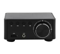 Jelquix Amplificador Digital Estéreo Bluetooth 5.0 Sonido Claro 50W X 2 para AMP, Garantía de Calidad para Entusiastas de la Música (Black)