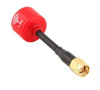 Jelquix Antena Direccional RHCP de 5,8 GHz 3dBi con Baja Pérdida de Alimentador para FPV Racing Drone Fácil de Instalar Tipo de Polarización Vertical Orificio Interior RP-SMA (Aguja Interior SMA)