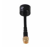 Jelquix Antena Direccional RHCP de 5,8 GHz 3dBi con Baja Pérdida de Alimentador para FPV Racing Drone Fácil de Instalar Tipo de Polarización Vertical Orificio Interior RP-SMA (Aguja Interior SMA)