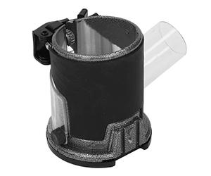 Jelquix Base de Máquina Cortadora de Grado Industrial con Recolección Rápida de Polvo para Carpintería sin Costuras, Transparente y Negro