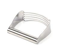 Jelquix Batidora Batidora Cortadora de Masa de Pastelería de Acero Inoxidable para Hornear de Mano, Duradero para Manualidades de Cocina Casera, Material Saludable de Calidad Alimentaria para