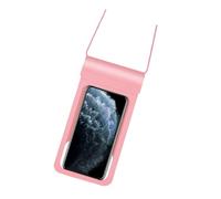 Jelquix Bolsa para Teléfono a Prueba de Agua, Soporte para Teléfono Impermeabilizante, Soporte para Grabación de Pantalla Táctil, para Actividades Acuáticas (Pink)