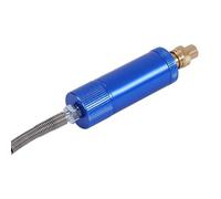 Jelquix Bomba de Aire Manual de Alta Presión, Inflador Portátil con Manómetro para Buceo con Cilindro de Oxígeno, Acero Inoxidable de 20,9 Pulgadas