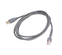 Jelquix Cable de Escáner de Código de Barras USB para Symbol LS2208 LS2208AP Cable Duradero de 2M Reemplazo Plug and Play