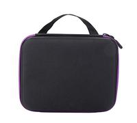 Jelquix Caja de Almacenamiento de Pintura de Diamantes, Organizador de Accesorios Portátil con 30 Ranuras para Entusiastas de la Joyería, Rojo, 22x17,5x7cm (PURPLE)