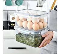 Jelquix Caja de Cesta de Almacenamiento de Drenaje Transparente Organiza Eficientemente los Suministros de Cocina para Frutas y Verduras para un Uso de Cocina que Ahorra Espacio