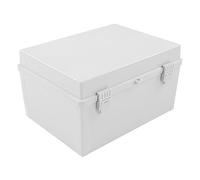 Jelquix Caja de Conexiones Eléctricas con Diseño de Sellado para Uso Seguro, Resistente Al Agua, Color Gris Industrial (400 X 300 X 200 mm / 15,75 11,81 7,87 pulgadas)
