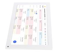 Jelquix Calendario Digital de 15,6 Pulgadas, Planificador de Pared Inteligente con Pantalla Táctil de 1080P, Tabla de Tareas Electrónica para Horarios Familiares, Planificación de Comidas (Enchufe