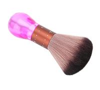 Jelquix Cepillo Portátil para Limpiar el Polvo del Cabello, para Eliminar Fácilmente el Vello del Cuello y la Cara, Material de Fibra Suave para Uso Doméstico y de Salón (PINK)