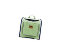 Jelquix Cesta para Bicicleta para Perros, Tela Oxford, Expandible, Transpirable, para Perros Pequeños, Gatos, a Prueba de Arañazos, Excelente Ventilación para Salidas de Aventura (Green)