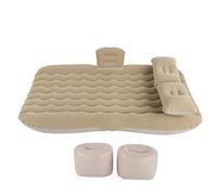 Jelquix Colchón de Coche, Cama de Aire Portátil Flocada de PVC con Bomba Eléctrica para Camping, SUV y Sedanes, 132x80cm
