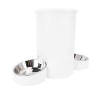 Jelquix Comedero Automático para Gatos para Dos Gatos con Capacidad de 3L, Dispensador WiFi Inteligente para Alimentación Temporizada, de Doble Tazón para Múltiples Mascotas, ABS de Grado