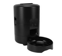 Jelquix Comedero para Mascotas WiFi, Alimentador Automático Inteligente para Mascotas, Control de Aplicación de Gran Capacidad de 2 litros, Alimentación Temporizada, Batería USB de Doble (Black)