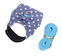 Jelquix Conjunto de Arnés y Correa para Conejos, Chaleco Suave y Cómodo para Mascotas Pequeñas con Hebillas de Seguridad Dobles para Conejos, Cobayas, Hurones, Chinchillas (S)