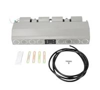Jelquix Conjunto de Evaporador de CA para Debajo del Tablero, 35000 BTU Cool 5500 Cal Heat Touch Control 8 Ventilaciones Giratorias y Ajuste Remoto de Temperatura del Viento (de circuito de 24 V 4 A.)