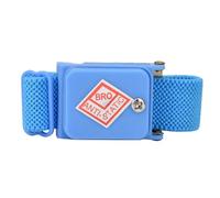 Jelquix Correa de Muñeca ESD Electrostática Ajustable Antiestática para Electricista IC PLCC Trabajador, Hilo Conductor Negro, 0,6 Oz