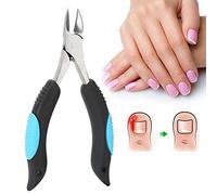 Jelquix Cortaúñas Encarnadas, Herramienta Ergonómica para Cortaúñas de Pies Encarnadas y Tijeras para Cutículas, Adecuada para Hombres y Mujeres, Acero Inoxidable de 5,5 X 2,2 Pulgadas