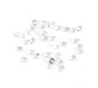 Jelquix Cuentas Decorativas Acrílicas Transparentes, Relleno de Jarrón DIY Brillante de 6mm para Fiesta de Boda, 1000 Unidades/Bolsa (Transparente)