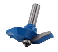 Jelquix Diseño de Rodamientos de Lubricación Completamente Cerrados, Broca para Enrutador Elevador de Panel de Ensenada, Cortador de Tablero de Gabinete de Carpintería Fino Azul, para Dar Forma a