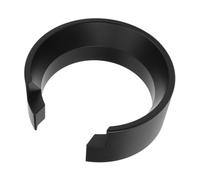 Jelquix Embudo Dosificador de café de 58 Mm, Anillo Duradero de Aluminio para Preparar café con Precisión en Casa u Oficina, 1 Unidad (BLACK)