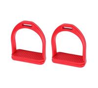 Jelquix Estribos Ligeros para Montar a Caballo, Estribos para Montar a Prueba de Impactos, Almohadillas de Goma Antideslizantes, para Entrenamiento de Niños Principiantes, Ideales para Equitación (S)