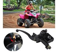 Jelquix Freno Delantero Izquierdo de Grado, 22mm, Apto para Cilindro Maestro para Quad Bike ATV de, Evita la Derivación de Líquido, Color Negro