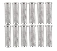 Jelquix Insertos de Tiro con Ligeros de Aluminio para Flechas de Carbono de 6,2 Mm, Base de Flecha Resistente Al óxido de 12 Piezas para Entusiastas de los Arqueros