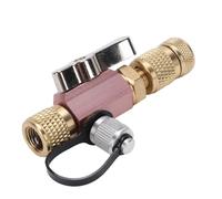 Jelquix Instalador de Extracción de Núcleo de Válvula, Herramienta de Refrigeración HVAC AC con Punta de Vástago Ajustable y Puerto de 5/16 Pulgadas, Ideal para Núcleos de Válvula R1234yf, R410,