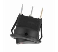 Jelquix Interruptor Basculante SPST LED para Automóvil, 12 V, Peso Ligero, Resistente Al Calor para Tablero de Coche, Furgoneta, Barco, Blanco