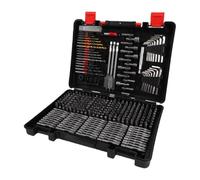 Jelquix Juego de Brocas de 318 Piezas, Kit de Destornillador de Impacto Hss y Aleación Dura con Puntas Marcadas en Color, Combo Completo de Accesorios, Adaptabilidad de Mandril