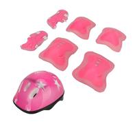 Jelquix Juego de Casco de Bicicleta para Niños, Rodilleras Ajustables, Coderas, Muñequeras, Equipo de Protección para Niños con Diseño Ligero y Duradero y Forro Transpirable, Ideal para de 5 a 14