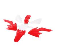 Jelquix Juego de Guardabarros de Motocicleta, Guardabarros de Plástico Duradero Apto para CRF XR 50 CRF50 PIT BIKE, Kit de Protección Corporal, Juego de 5 Piezas