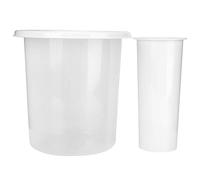 Jelquix Juego de Moldes para Hielo Raspado Reutilizables Transparentes para Hacer Batidos y Sorbetes de Conos de Nieve, Cubitera Blanda de 17,5x17x13cm, Plástico, 1 Unidad
