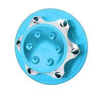 Jelquix Juego de Tuercas de Cubo de Rueda de Coche RC Antipolvo de Aleación de Aluminio para Modelos 1/8, Diseño Antideslizante, para Agama X Ray LOSI, 4 Piezas (Blue)