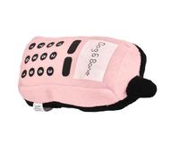 Jelquix Juguete Masticable para Perros con Sonido Interactivo de Felpa para la Dentición, Juguete Divertirse Cuando No Estás en Casa, Hecho de (Pink)