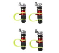 Jelquix Kit de Desinflador de Neumáticos de 4 Piezas, Desinflador de Presión de Neumáticos, Válvula de Liberación de Aire con Desinflado Rápido de 10-30 PSI, Llave, Ideal para Accesorios de Terreno