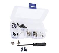 Jelquix Kit de Tornillos para Máquina de Coser Industrial, Juego de Fijación Duradero para Reemplazo y Reparación, Adecuado para la Mayoría de Máquinas de Coser Industriales, 40 Piezas de Accesorios