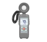 Jelquix Medidor de Luz Digital, Luxómetro con Cabezal Fotosensible Giratorio 360, Amplio Rango de Medición hasta 20000 Medidor de Pantalla con Retroiluminación LCD, Ideal para Fábrica de Laboratorio