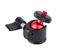 Jelquix Mini Cabezal de Bola de Metal Giratorio de 360 Grados para Cámaras DSLR, Diseño Ligero y Duradero, Se Adapta a la Mayoría de Trípodes