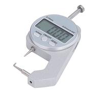 Jelquix Mini Medidor de Espesor Curvo Digital, Pantalla LCD de Rango de 0-10MM para Medición de Película de Cuero y Papel