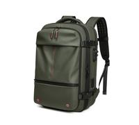 Jelquix Mochila de Mano con Compresión al Vacío de 60 Litros, Bolsa de Viaje Oxford Impermeable y Resistente al Desgaste de 19 Pulgadas, Cerradura de Combinación Antirrobo (GREEN)