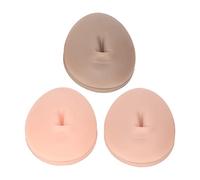 Jelquix Modelo de Vientre con Botón de Silicona 3D para Exhibición de Práctica de Acupuntura, Juego de 3 uds., Modelo de Entrenamiento Médico para Punción del Vientre, Material Suave