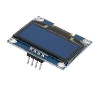 Jelquix Módulo de Pantalla OLED de 1,3 Pulgadas, Módulo de Comunicación I2C IIC de Texto Azul de 128x64, IC de Controlador SSD1106 con Alta Resolución, Ideal para Dispositivos de Salud Inteligentes de